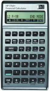 Calculatrice FINANCIÈRE HP 17 BII +